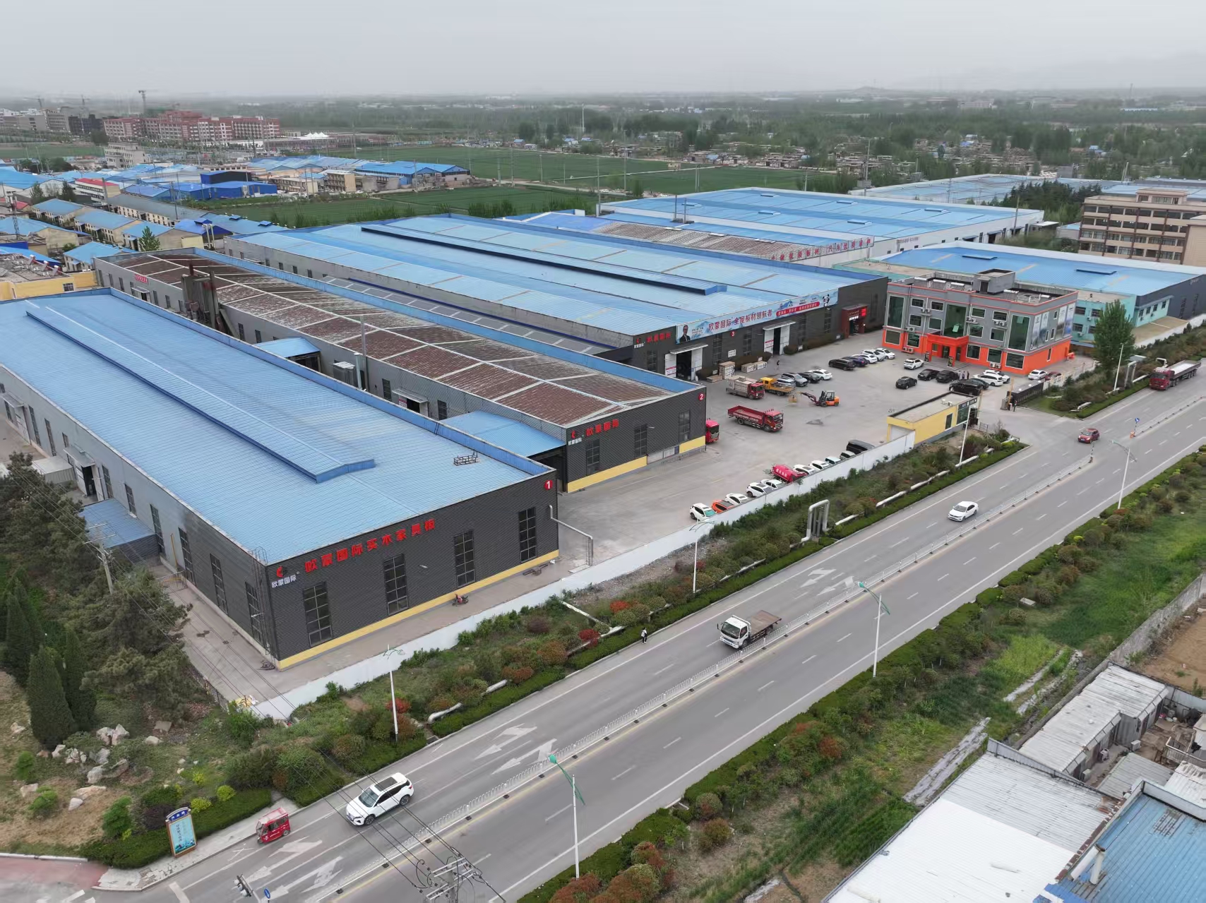 DISEN Factory Aerial View